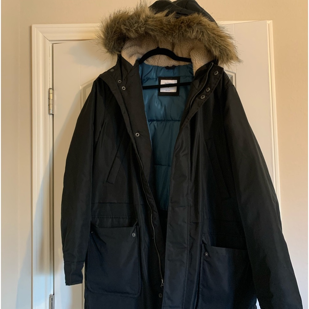 OLD Navy Puffer Jacket, size Medium, color Navy Blue